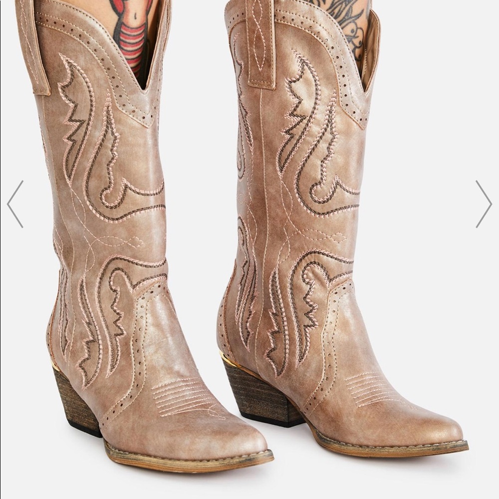 Champagne Westlake Cowboy Boots